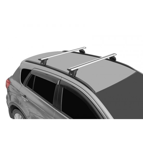 גגון לרכב סוזוקי ויטרה 2015> מוטות אלומיניום אירודינמי רחב 82 מ"מ עם תושבות מקוריות לרכב תוצרת LUX