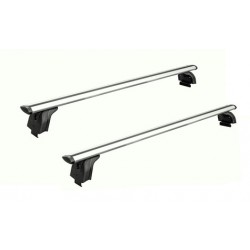 גגון לרכב יונדאי סנטה פה 2018> מוט אלומיניום אירודינמי רחב במיוחד 82 מ"מ תושבות מקוריות לרכב, כולל נעילה תוצרת LUX