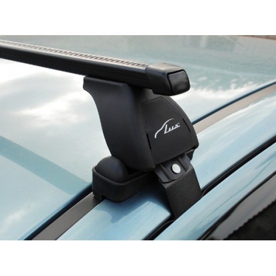 גגון לרכב ניסן קשקאי 2007-2014 מוט פלדה מתכת שחור עם כיסוי פלסטיק תושבות מקוריות לרכב תוצרת LUX