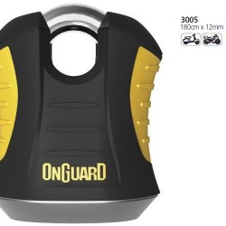 מנעול לאופנוע/קטנוע /אופניים חשמליים דרגת חיסום 4 תקן ART 5 מפתחות תוצרת MAGNUM מגנום דגם 8101