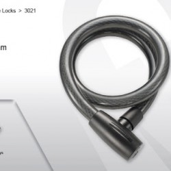 מנעול כבל פלדה דרגת חיסום 7 קוטר 25 מ"מ כולל נעילת אבטחה עם  5 מפתחות  דגם 302125 תוצרת מגנום