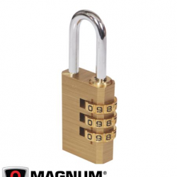 מנעול ספרות קומבינציה  20 מ"מ דגם 2420 תוצרת MAGNUM®
