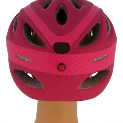 קסדה לאופניים עם תאורת לד איכותית תקן בטיחות אירופאי CE ומכון התקנים הישראלי לרוכב מקצועי – דגם IN MOLD צבע סגול