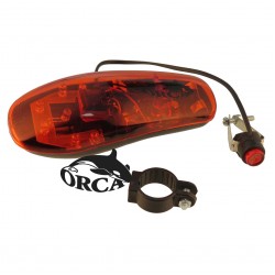 צופר מואר ORCA לאופניים חשמליות בעל 8 צלילי הפעלה שונים 