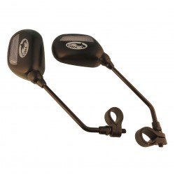 זוג מראות צד ORCA לאופניים חשמליים  - מוט שחור