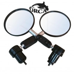 זוג מראות צד מתכווננות  ORCA לאופניים חשמליים