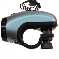 פנס 5 לדים קידמי אפור לאופניים ORCA 