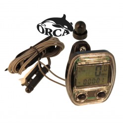 ספידומטר עם צג דיגיטאלי לאופניים ORCA מולטי פונקציונאלי מופעל  באמצעות חיישן