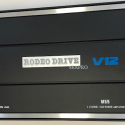 מגבר אמפליפייר 4 ערוצים לרכב 1800 וואט V12 תוצרת RODEO DRIVE  מגבר אמפליפייר 4 ערוצים לרכב 1800 וואט V12 תוצרת RODEO DRIVE
