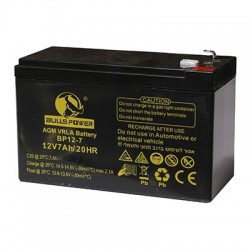 מצבר סוללת גיבוי פריקה עמוקה  7 אמפר תוצרת  BULLS POWER BP12-7 –דגם מצבר סוללת גיבוי פריקה עמוקה  7 אמפר תוצרת  BULLS POWER BP12-7 –דגם
