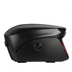 זוג ארגזי צד לאופנוע 37 ליטר כיסוי עליון קרבון כולל תאורת לד נעילה חכמה דגם V37  W L H 