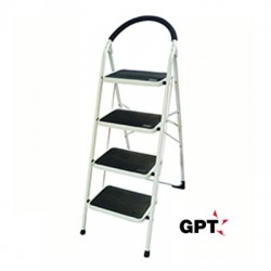 סולם דרגש 4 שלבים עד 150 ק"ג ידית מעוגלת  תוצרת  GPT דגם TOAL3304