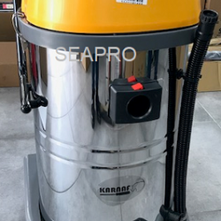 שואב אבק תעשייתי 80 ליטר רטוב/יבש4500W  3 מנועים 1500W כל אחד KARNAF קרנף מיכל נירוסטה