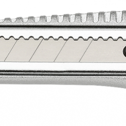 מארז סכין יפנית איכותית רחבה דגם מסיבי ממתכת 18מ"מ כולל 10 להבים תוצרת SONIC