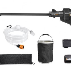 גרניק מכשיר שטיפה בלחץ 20V כולל סוללה מטען ואביזרים דגם WG629E.1  תוצרת WORX   