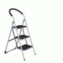 סולם דרגש 3 שלבים  עד 150 ק"ג ידית מעוגלת  תוצרת  GPT דגם TOAL3303