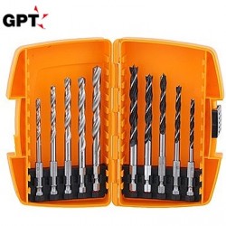 סט 10 יחידות  מקדחי ביט דגם  TODK10 תוצרת GPT