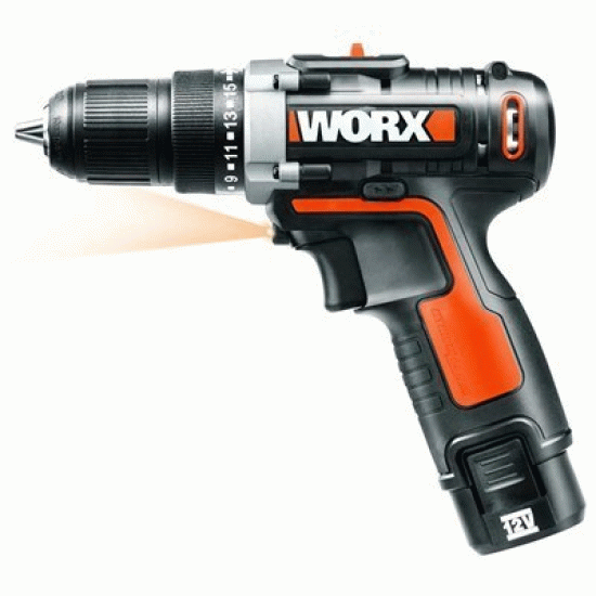 מברגה נטענת 12V דגם WX128.1 תוצרתWORX כולל מטען וסוללה  