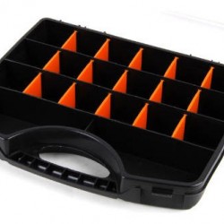 ארגונית פלסטיק קטנה 20 תאים מידה 25.5x21x4 ס"מ תוצרת TACTIX