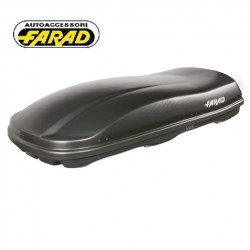 תא חפצים לרכב 680 ליטר דגם מרלין Marlin N/7 תוצרת איטליה צבע שחור מט – של חברת FARAD עם 5 שנות אחריות!