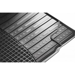 שטיח תא מטען אחורי PVC אוניברסלי לרכב מידה 1200x1050 מ"מ עבה במיוחד תוצרת ישראל 