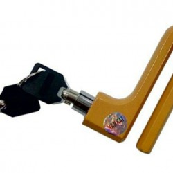 מנעול דיסק 5 מ"מ אלומיניום לאופנוע / קטנוע  NANKAI כולל 2 מפתחות