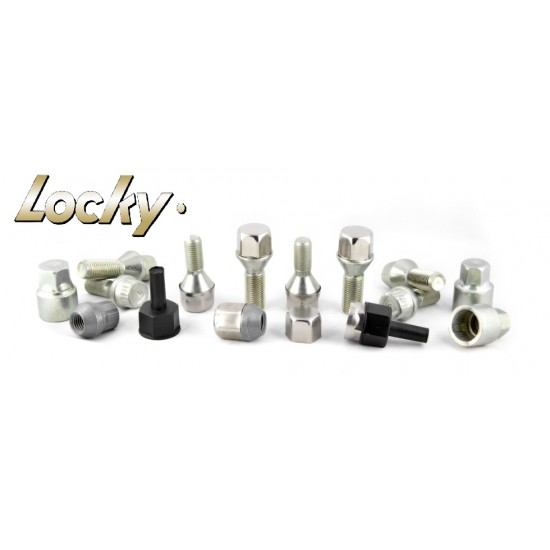 נעילת ג'נטים LOCKY דגם D1 כולל 2 מפתחות וקוד אישי תוצרת FARAD איטליה 