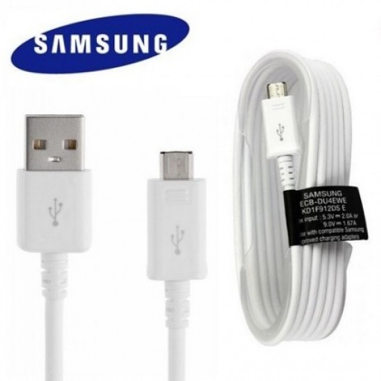 כבל מטען סמסונג SAMSUNG מקורי 2.1A טעינה מהירה -אורך 1 מטר