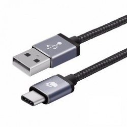 כבל TYPE-C טעינה מהירה איכותי באורך 2.5 מטרים מקורי  2.4A כבל TYPE-C טעינה מהירה איכותי באורך 2.5 מטרים מקורי  2.4A