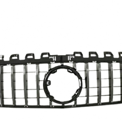 גריל קידמי דקורטיבי לרכב מרצדס W177 A-CLASS מ2019> דגם GT דגם ג'יטי צבע כסף 