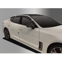 מגן רוח לרכב קיה סטינגר  מ- 2017 תוצרת AUTOCLOVER קוריאה - סט 4 חלקים הדבקה חיצונית 