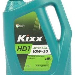 שמן מנוע סינטטי  10W30 מיכל 5 ליטר Kixx  HD1 CI-4 ACEA E7- לדיזל ומשאיות שמן מנוע סינטטי  10W30 מיכל 5 ליטר Kixx  HD1 CI-4 ACEA E7- לדיזל ומשאיות