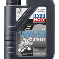 LIQUI MOLY STREET 4T 15W50 שמן מנוע סינטטי לאופנוע או קטנוע – 1 ליטר   LIQUI MOLY STREET 4T 15W50 שמן מנוע סינטטי לאופנוע או קטנוע – 1 ליטר