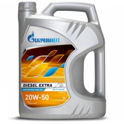 שמן מנוע סינטטי לרכב 20W50 דגם API CF-4/SG DIESEL EXTRA  תוצרת GAZPROMNEFT –תכולה 4 ליטר