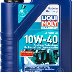 LIQUI MOLY MARINE 10W40 שמן מנוע סינטטי 4 פעימות למנוע ימי 1 ליטר   LIQUI MOLY MARINE 10W40 שמן מנוע סינטטי 4 פעימות למנוע ימי 1 ליטר