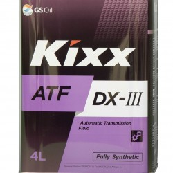 שמן נוזל  גיר סינטטי מלא   Kixx  ATF DX-III -מיכל 4 ליטר שמן נוזל  גיר סינטטי מלא   Kixx  ATF DX-III -מיכל 4 ליטר