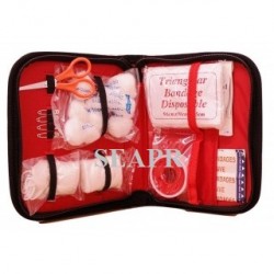 תיק ערכת עזרה ראשונה נוח וקומפקטי לבית ולרכב – אריזת תיק עם רוכסן