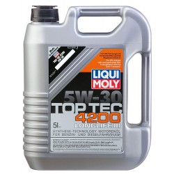 LIQUI MOLY 5W30 TOP TEC 4200 ACEA C3 API SN -שמן מנוע סינטטי מלא- 5 ליטר   LIQUI MOLY 5W30 TOP TEC 4200 ACEA C3 API SN -שמן מנוע סינטטי מלא- 5 ליטר