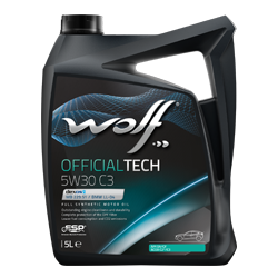WOLF 5W-30 C3-שמן מנוע סינטטי 4 פעימות- 5 ליטר   WOLF 5W-30 C3-שמן מנוע סינטטי 4 פעימות- 5 ליטר