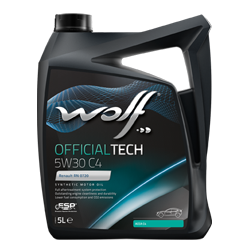 WOLF 5W-30 C4-שמן מנוע סינטטי 4 פעימות- 5 ליטר   WOLF 5W-30 C4-שמן מנוע סינטטי 4 פעימות- 5 ליטר