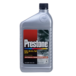 PRESTONEשמן גיר אוטומט לרכב תוצרת פרסטו ארה"ב  DX III-H/M ATF תכולה 1 ליטר  PRESTONEשמן גיר אוטומט לרכב תוצרת פרסטו ארה"ב  DX III-H/M ATF תכולה 1 ליטר