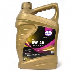 שמן מנוע סינטטי מלא PLX 5W30 ייעודי לרכב בנזין/דיזל תוצרת EUROL – 5 ליטר  שמן מנוע סינטטי מלא PLX 5W30 ייעודי לרכב בנזין/דיזל תוצרת EUROL – 5 ליטר