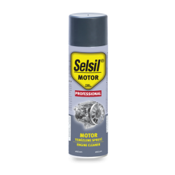 תרסיס ספריי מקצועי (יבש) לניקוי מנוע עם פורמולה ייחודית תוצרת SELSIL®  המכילה ממיס ללא הקצפה – תכולה 500 מ"ל 