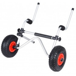 טרולי מנשא לקיאק גלשן או סאפ מסגרת אלומיניום - דגם  עם חורים C.KAYAK