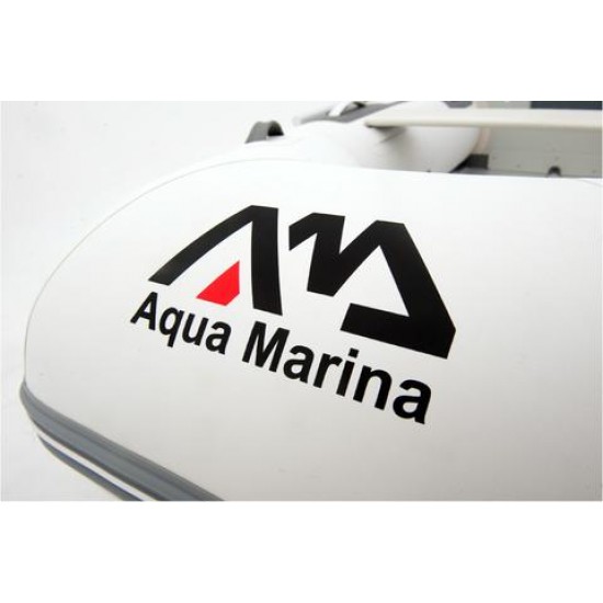 סירת גומי מקצועית רצפת עץ קשיחה אורך 277 ס"מ דגם דלוקס BT-88850 תוצרת אקווה מרינה Aqua Marina – בעלת תקן אירופאי CE
