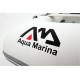 סירת גומי מקצועית רצפת אלומיניום קשיחה אורך 360 ס"מ דגם דלוקס כולל 2 מושבי עץ BT-06360AL תוצרת אקווה מרינה Aqua Marina – בעלת תקן אירופאי CE