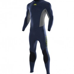 חליפת גלישה צלילה מלאה 3/2 מ"מ לגברים 100% ניאופרן איכותי דגם מליבו MALIBU תוצרת Aqua Marina מידה M