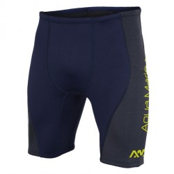 מכנסי גלישה לספורט ימי. מכנס גלישה ניאופרן קצר לגבר 3/2 מ"מ עומד בדרישות כושר שייט לאופנוע ים דגם NOSARA תוצרת Aqua Marina מידה L