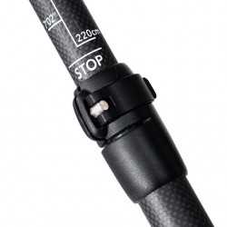 משוט לסאפ מוט קרבון פיברגלס מתכוונן 180-220 ס"מ עשוי 3 חלקים תוצרת אקווה מרינה Aqua Marina