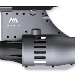 מנוע סילון חשמלי נטען לסאפ או קיאק דגם בלו דרייב סוללת ליתיום במארז אטום למים כולל ליש אבטחה ושלט רחוק מנוע סילון 360° דגם PF-240S תוצרת אקווה מרינה Aqua Marina 